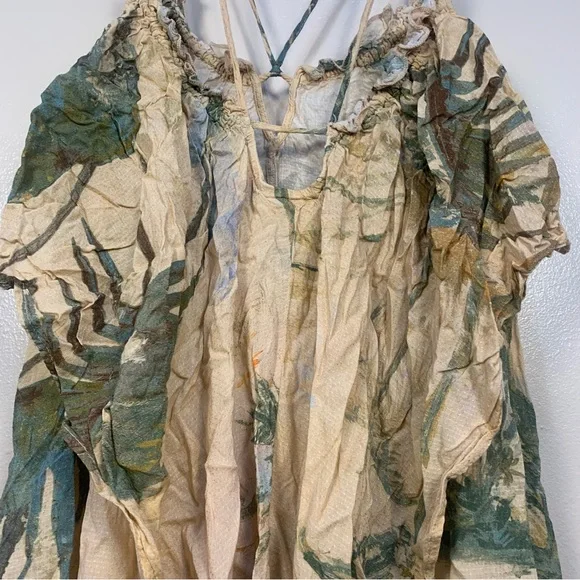 Anthropologie x Tahnee Kelland Strappy Tropical Print Midi Dress - Picture 14 of 16